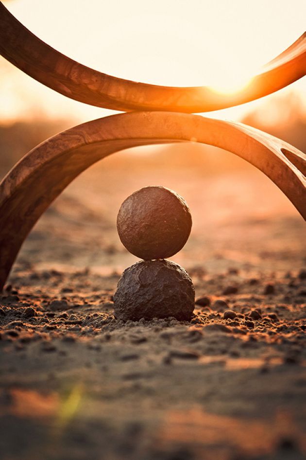 In Balance mit Yoga